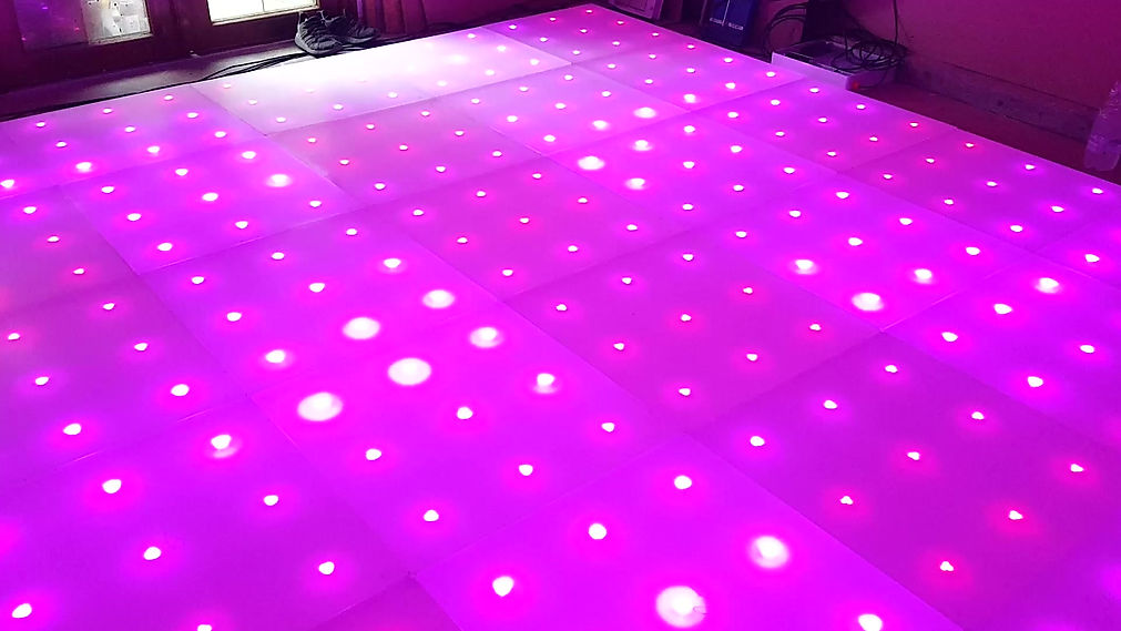 Magic Carpet RGB colour changing dancefloor